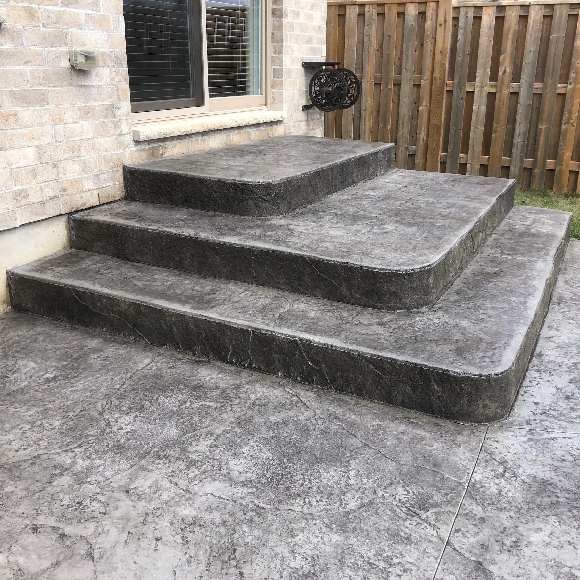 Moulded Concrete Step Faces