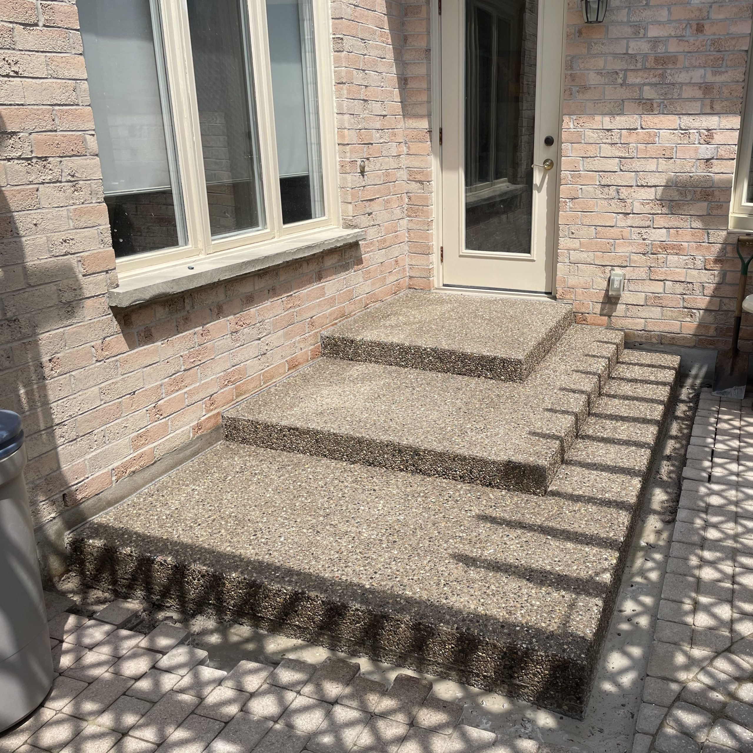 Exposed Aggregate Concrete Steps in London Ontario