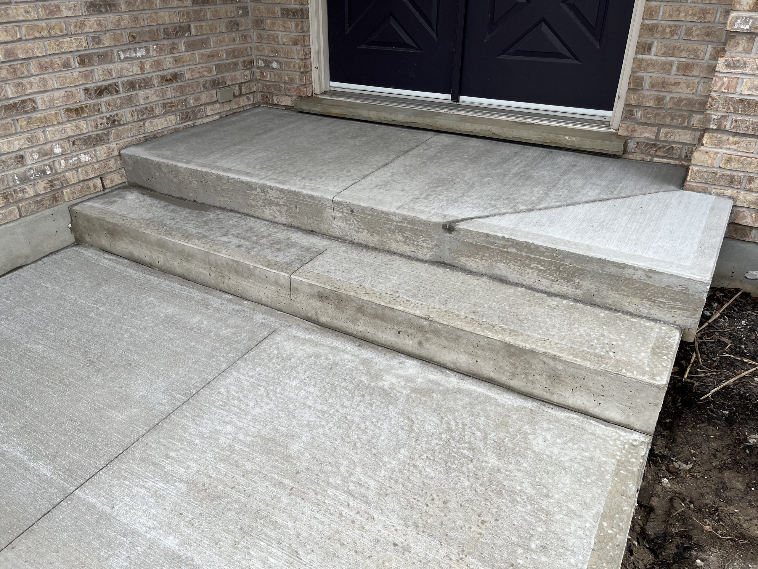 Brushed Concrete Porch in London Ontario