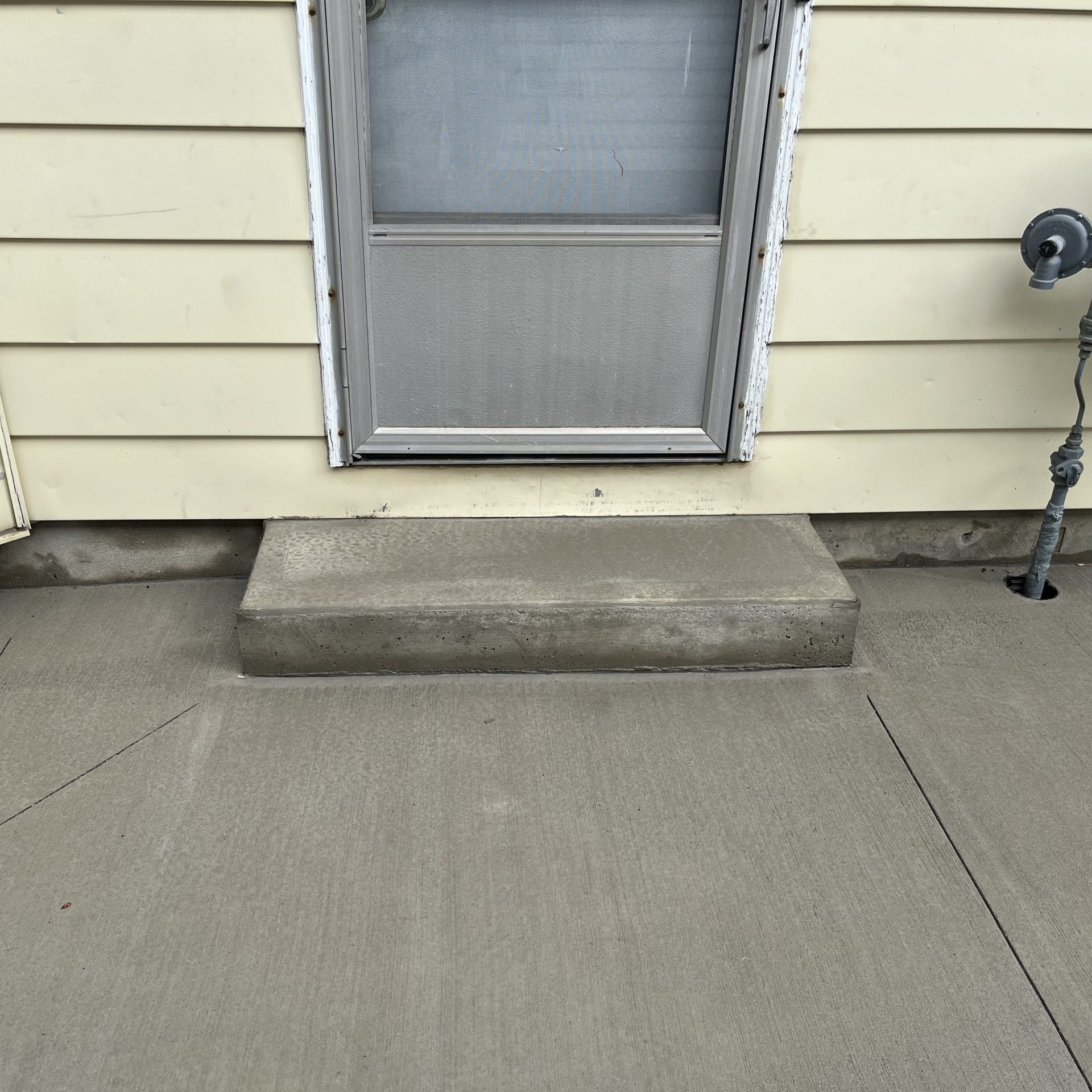 Brushed Concrete Step in London Ontario