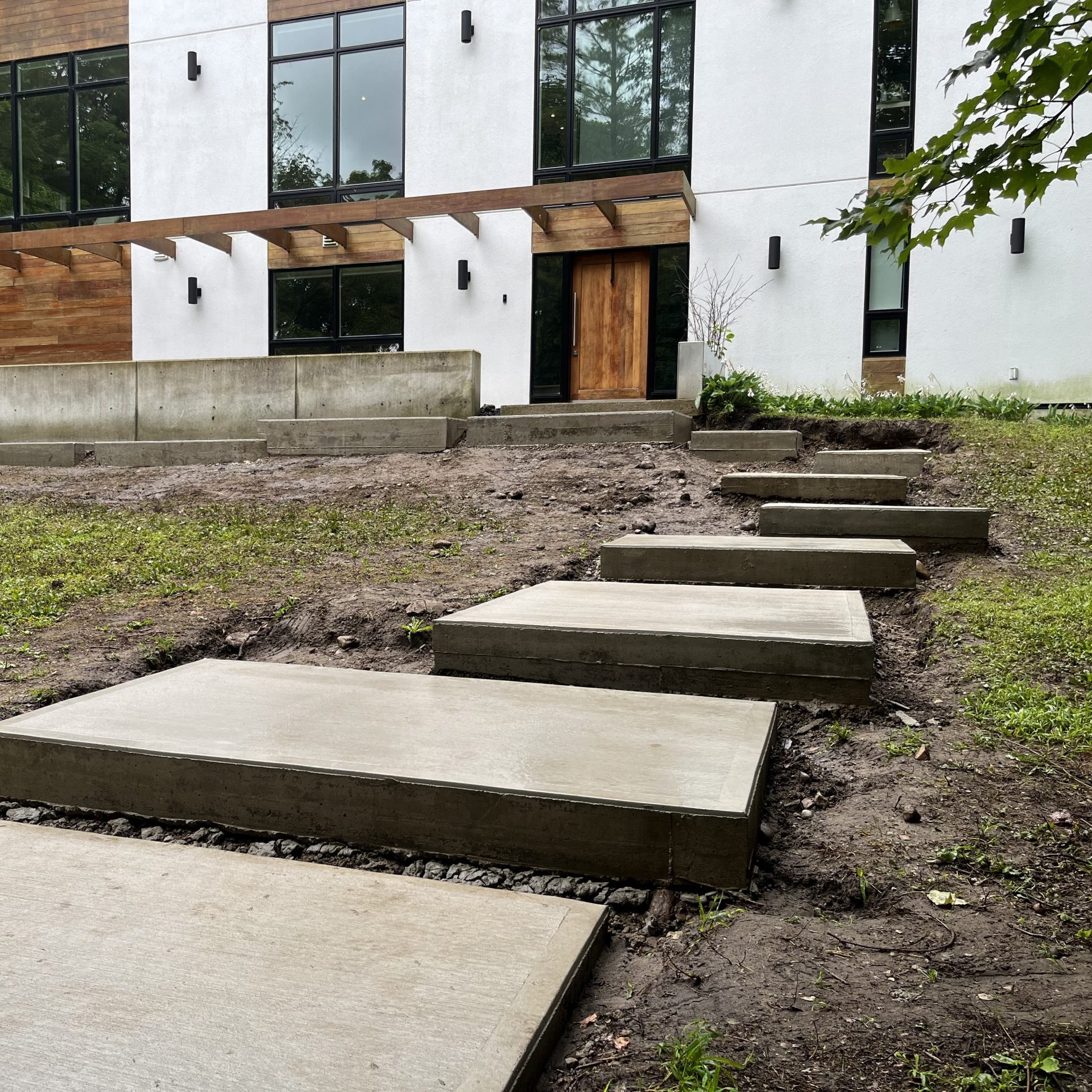 Brushed Concrete Step Pads in London Ontario
