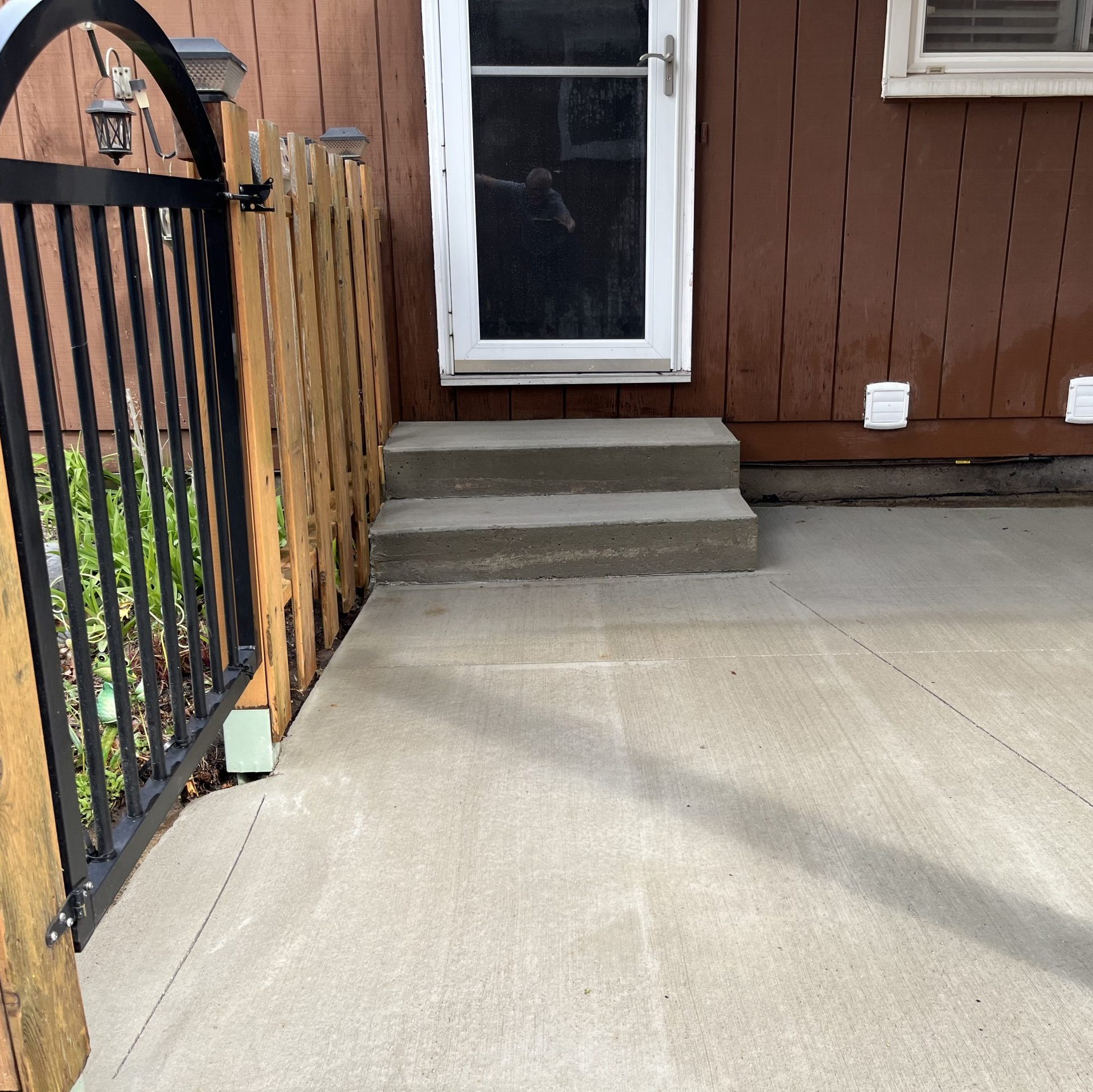 Brushed Concrete Steps in London Ontario