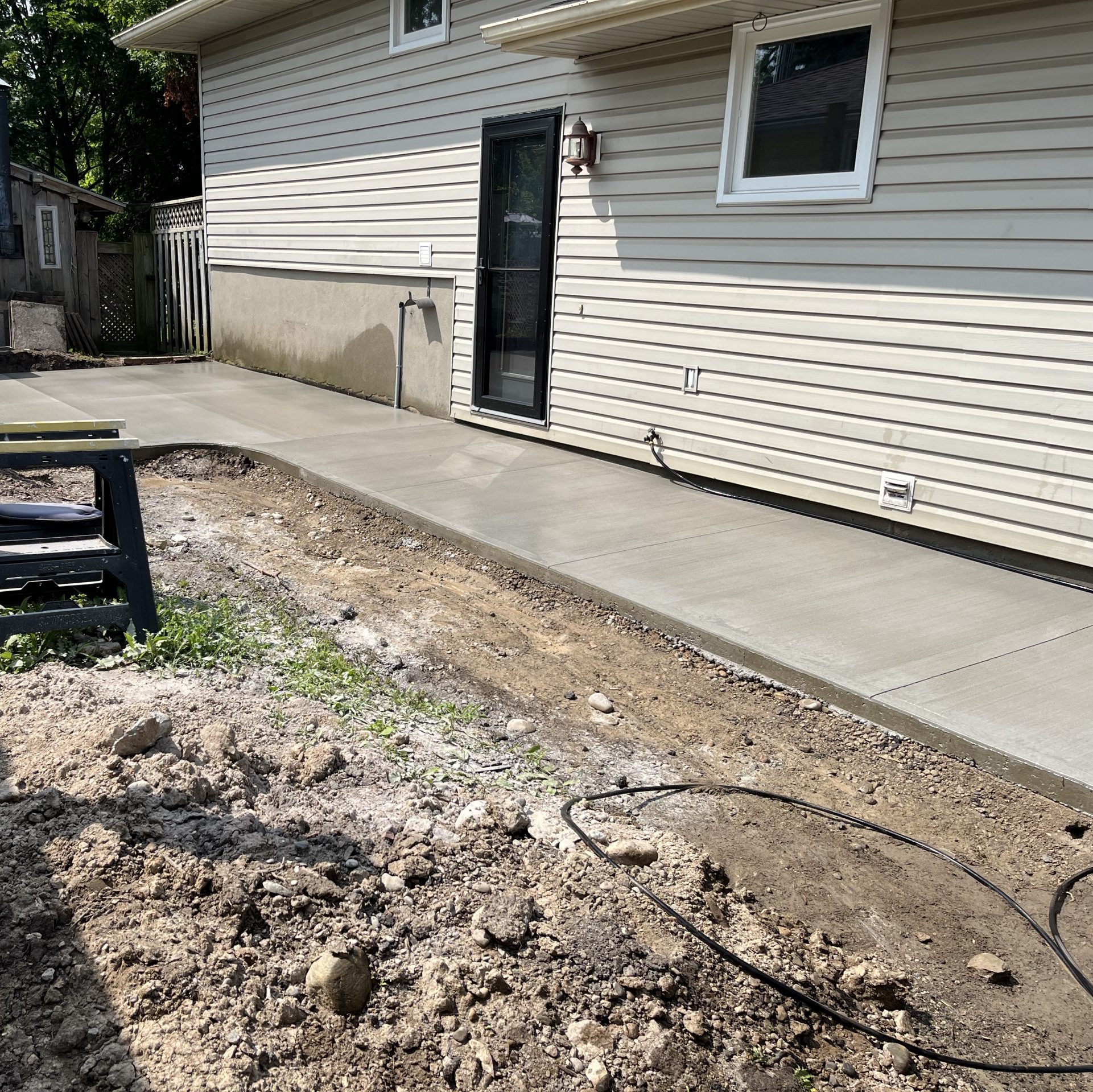 Brushed Concrete Walkway with in London Ontario