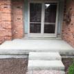 Brushed Finished Concrete Porch in London Ontario