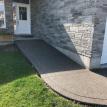Exposed Aggregate Concrete Walkway in Woodstock Ontario