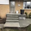 Brushed Concrete Steps in London Ontario