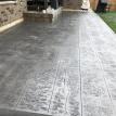 Wood Plank Stamped Concrete Patio in Strathroy Ontario