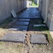 Rough Cut Stone Stamped Concrete Walkway in London Ontario