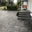 English Yorkstone Stamped Concrete Steps in London Ontario