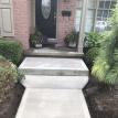 Brushed Concrete Step in St. Thomas Ontario