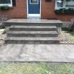 Rough Cut Stone Stamped Concrete Porch in London Ontario