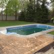 Brush Finished Concrete Pool Deck in London Ontario